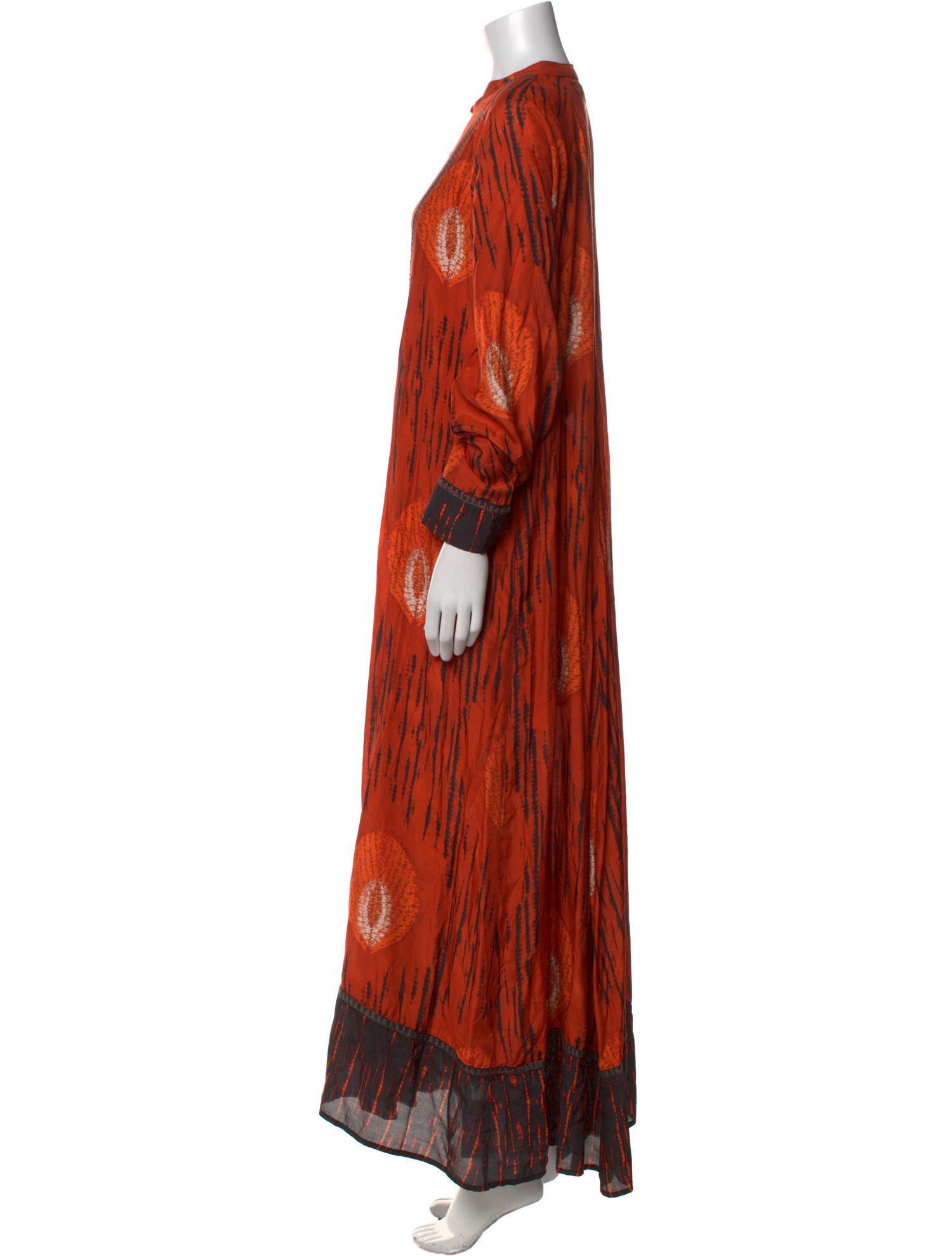 Mariacher Printed Long Dress