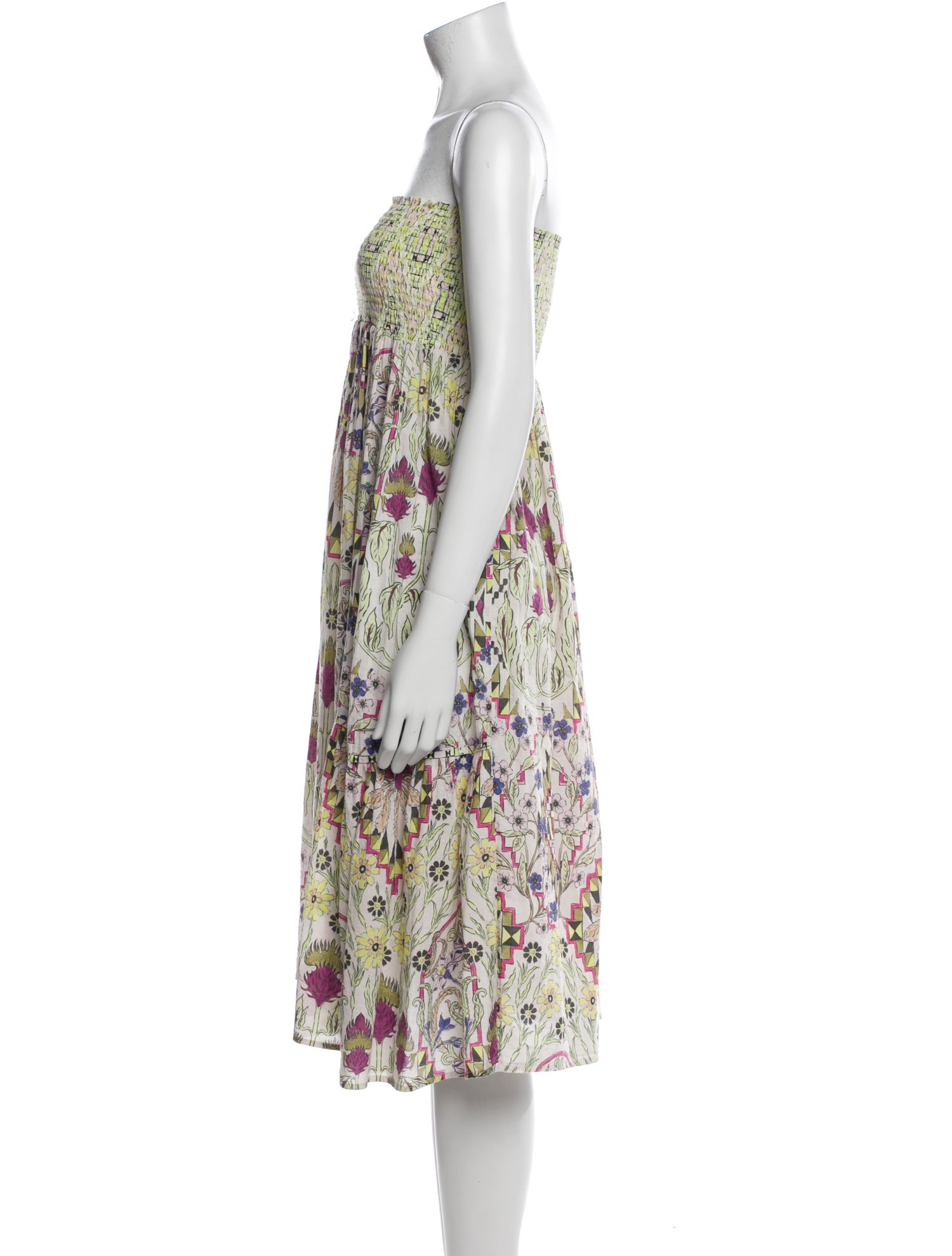 Mariacher Printed Knee-Length Dress