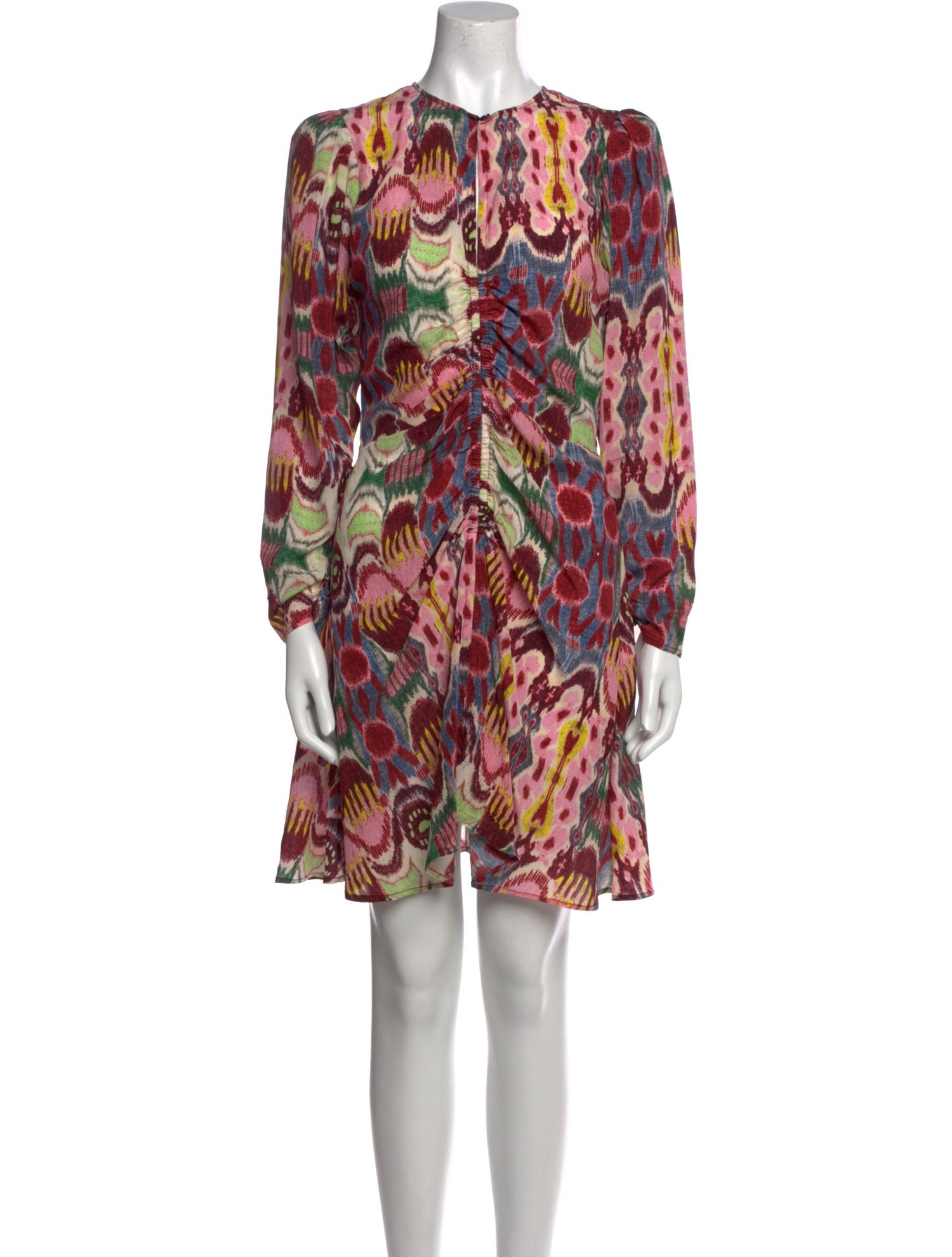 Mariacher Silk Mini Dress