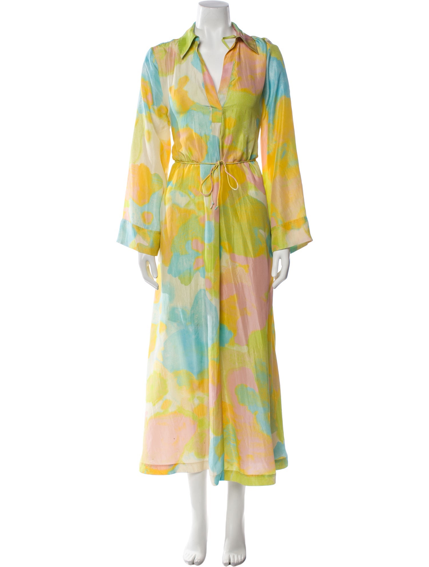 Mariacher Silk Long Dress