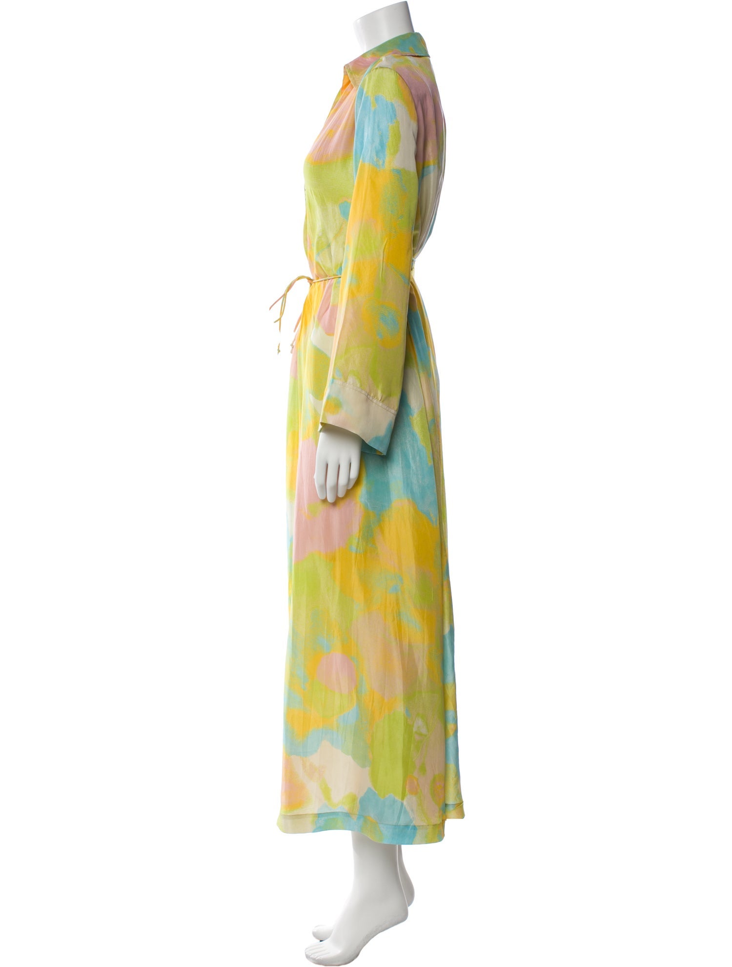 Mariacher Silk Long Dress