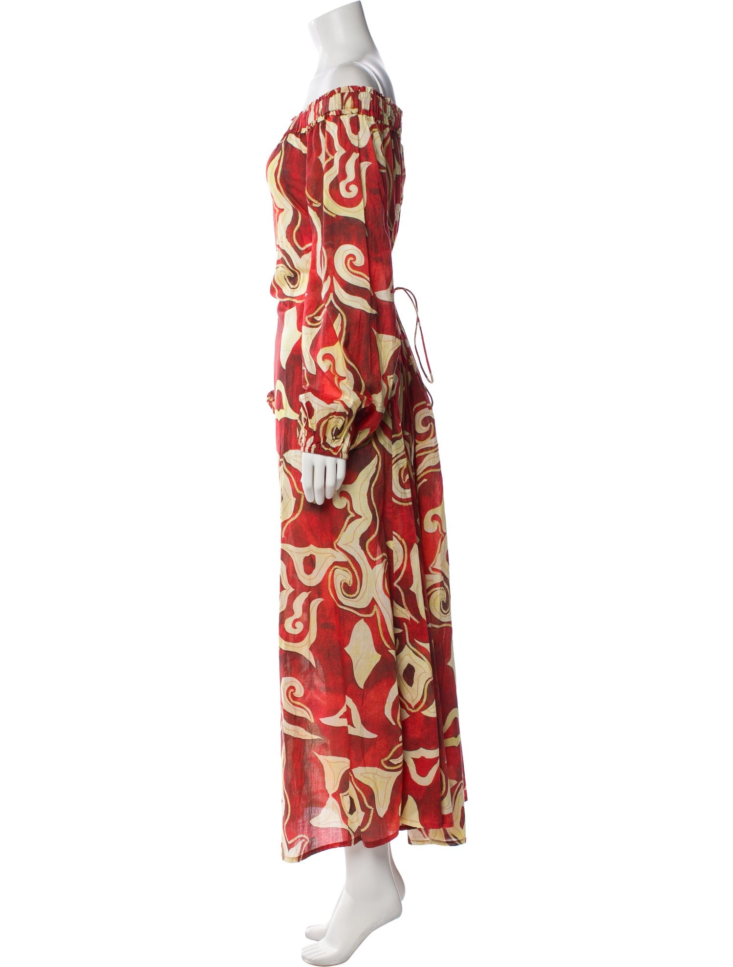 Mariacher Printed Long Dress