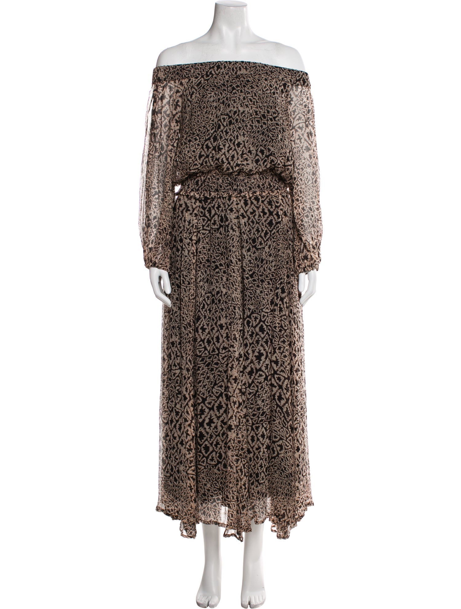 Mariacher Animal Print Long Dress w/ Tags