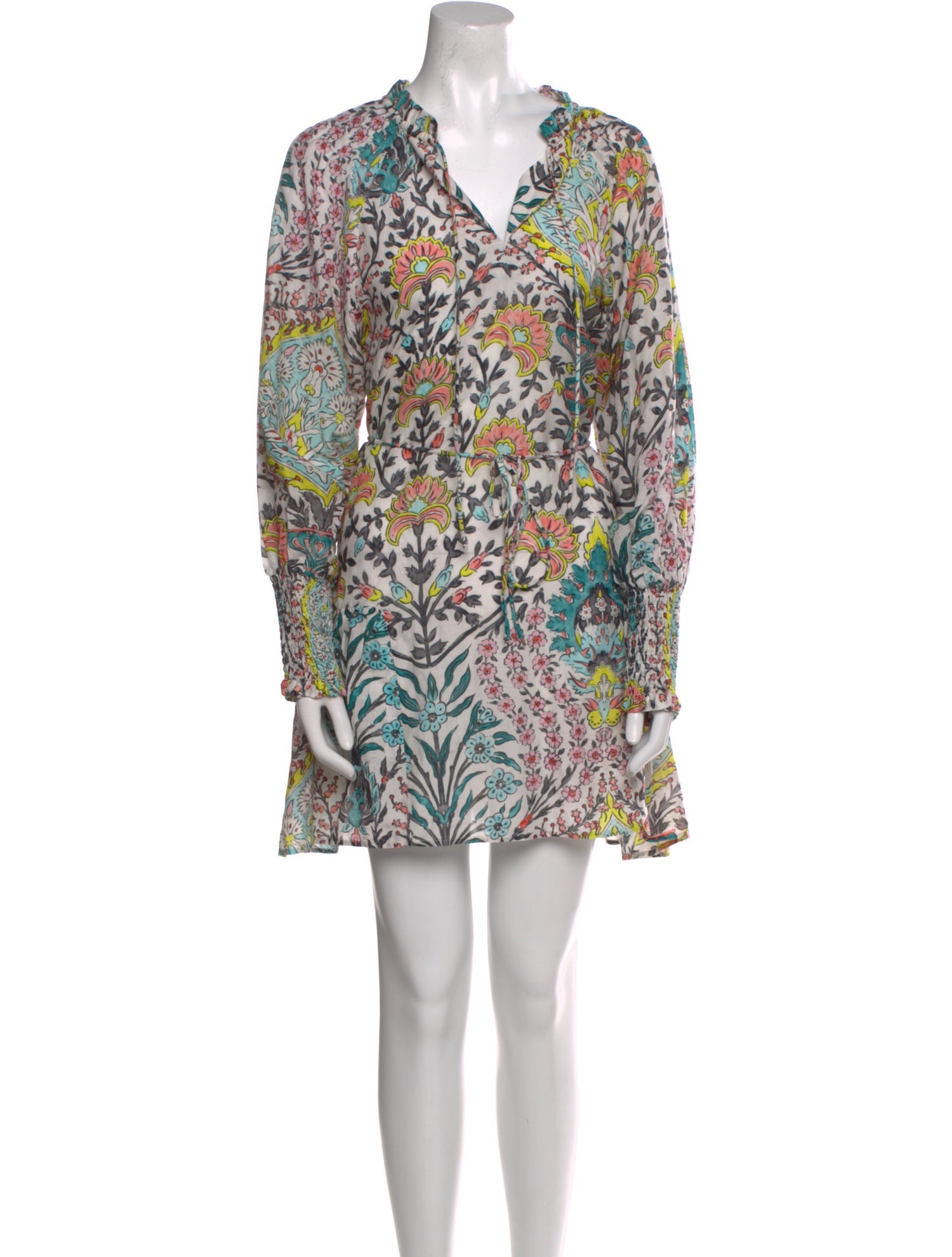 Mariacher Printed Mini Dress