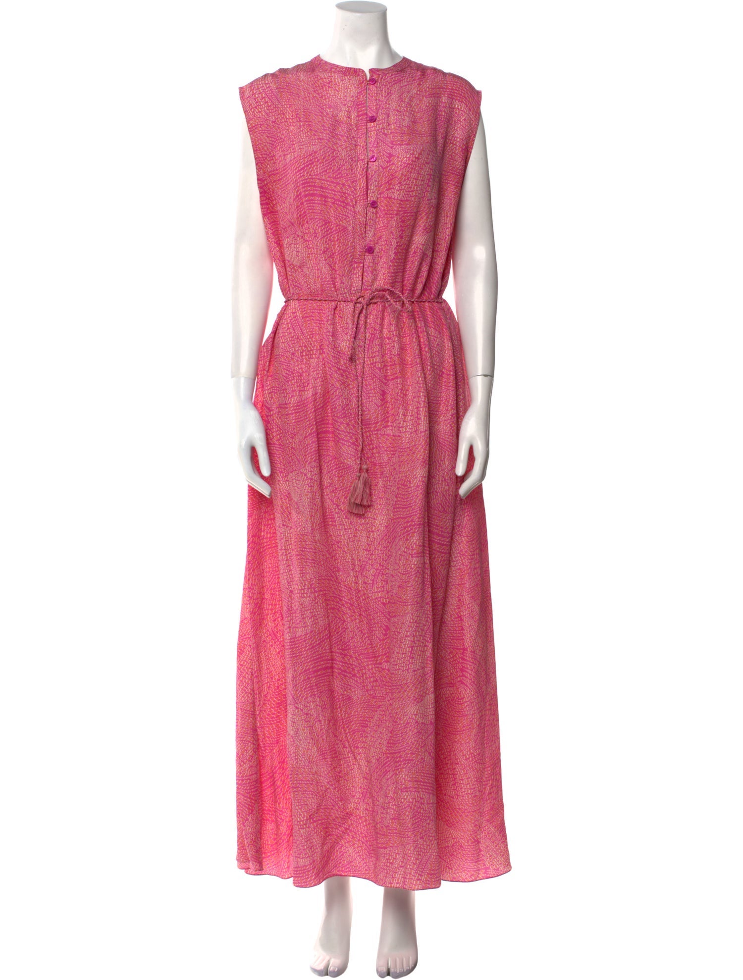 Mariacher Silk Long Dress