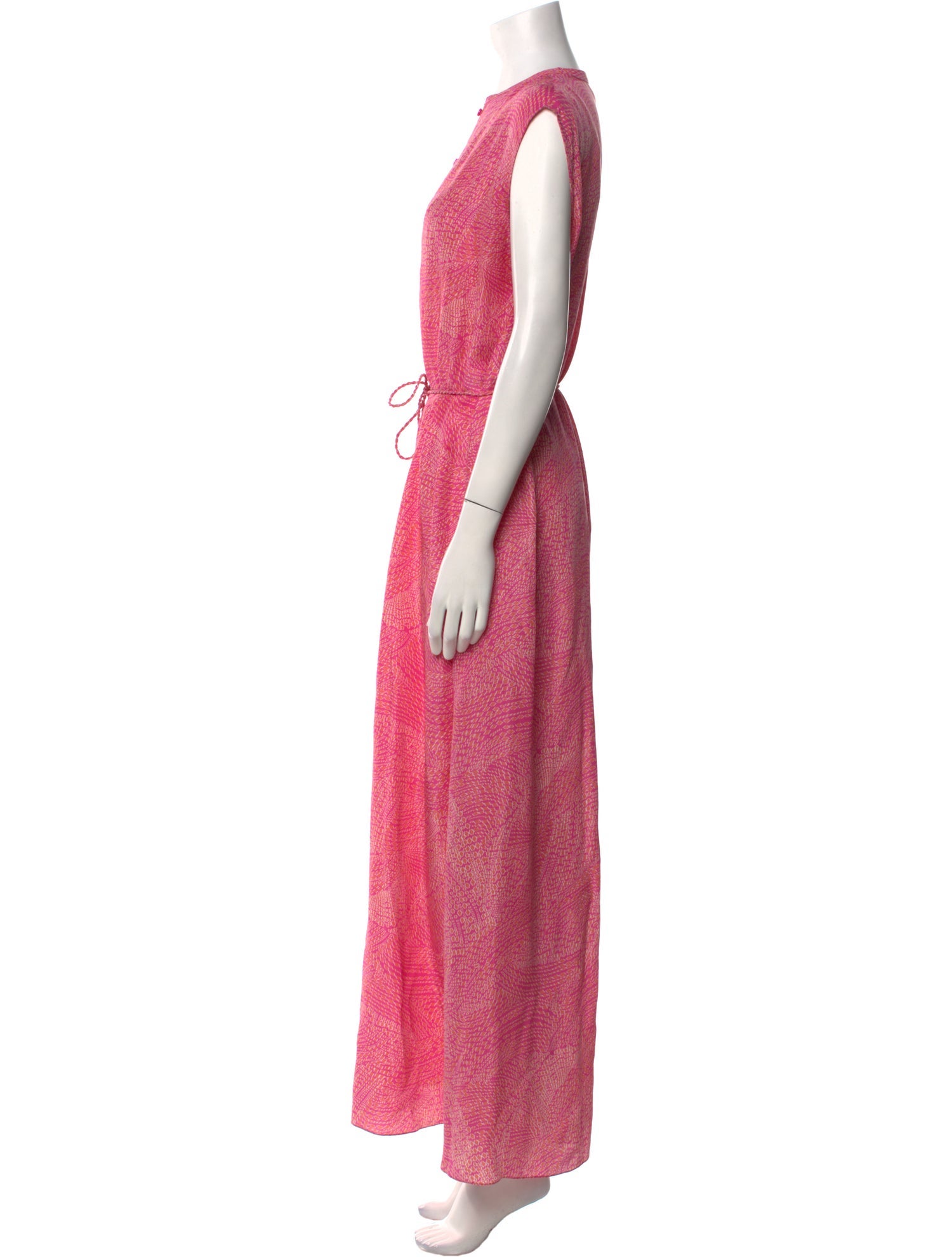Mariacher Silk Long Dress
