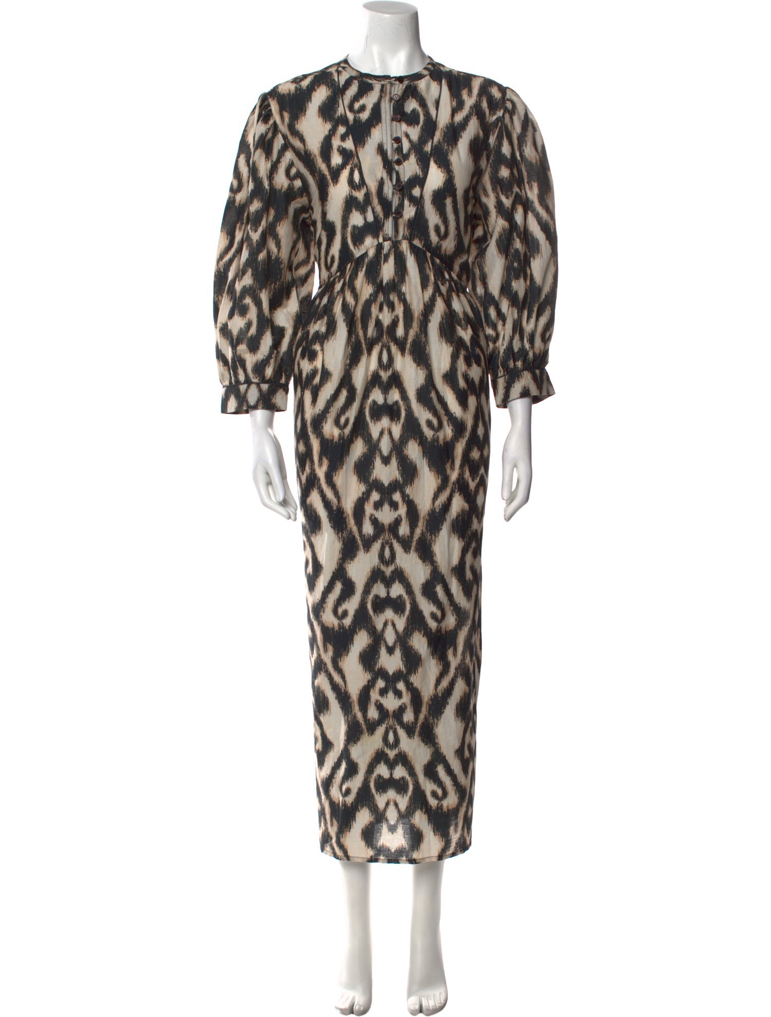 Mariacher Animal Print Long Dress w/ Tags