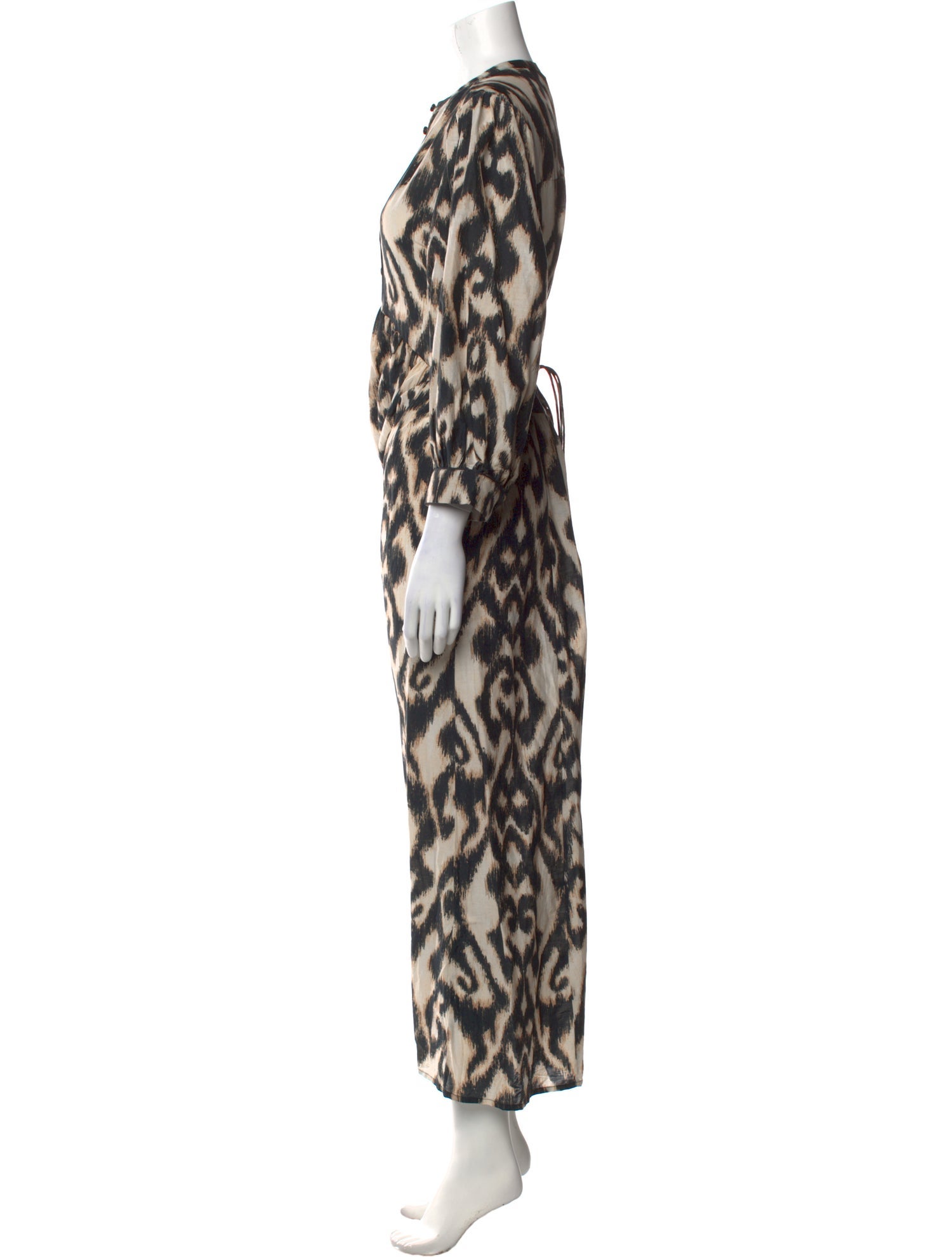 Mariacher Animal Print Long Dress w/ Tags
