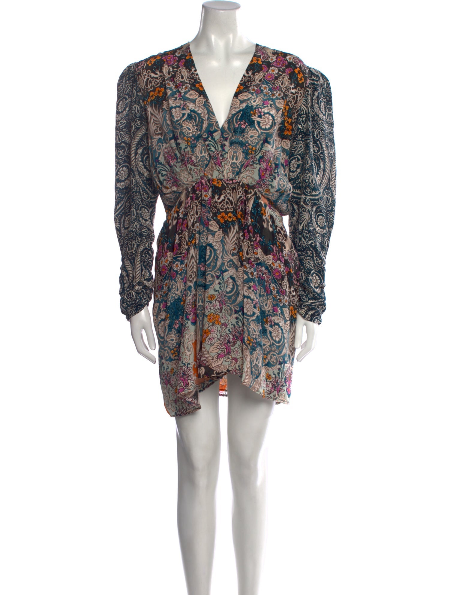 Mariacher Silk Mini Dress