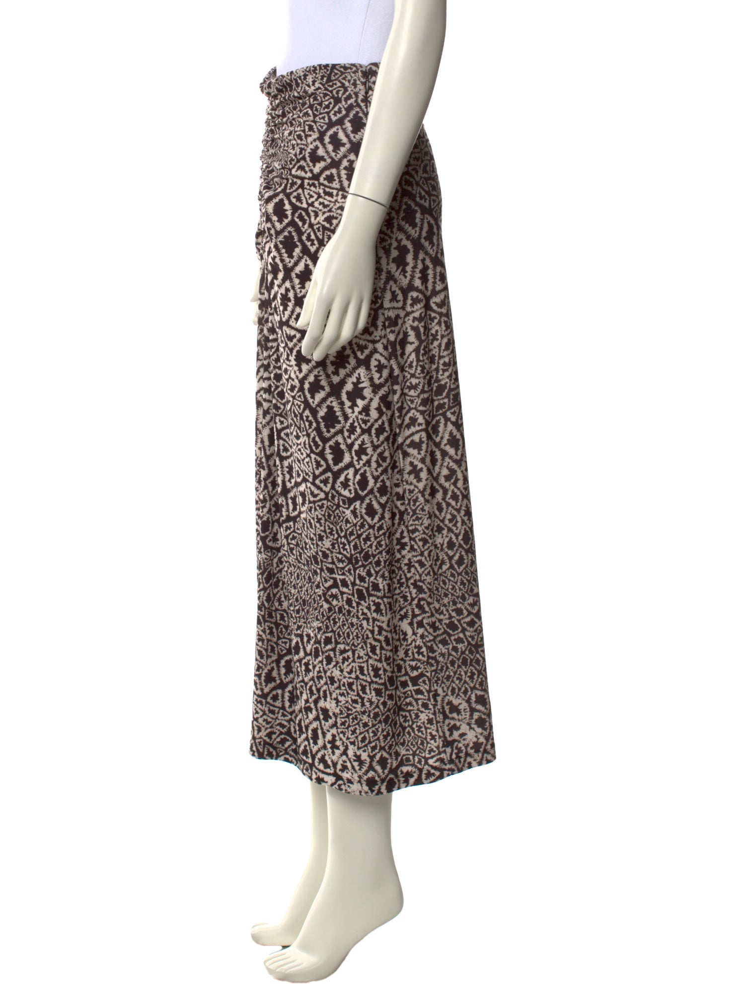 Mariacher Printed Midi Length Skirt