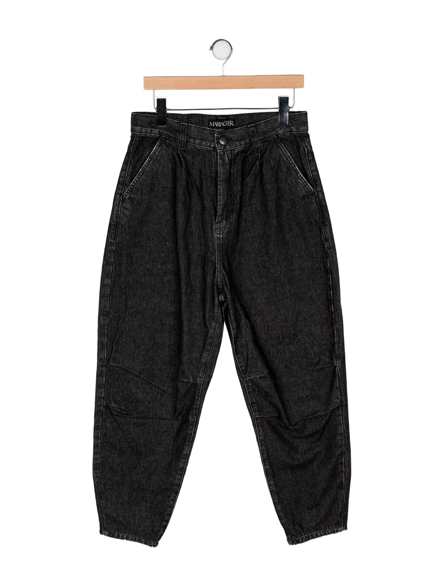 Mariacher High-Rise Straight Leg Jeans