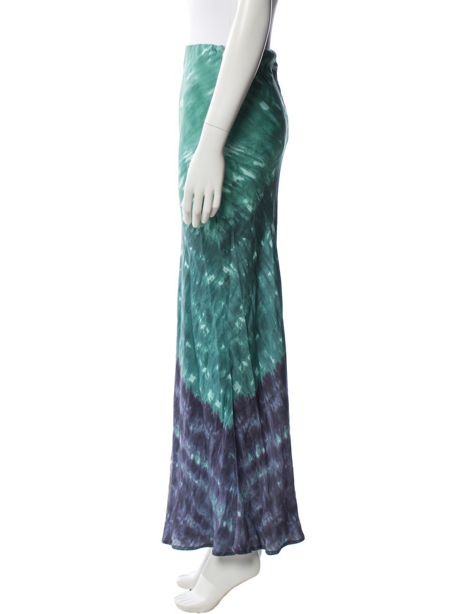 Mariacher Tie-Dye Print Long Skirt