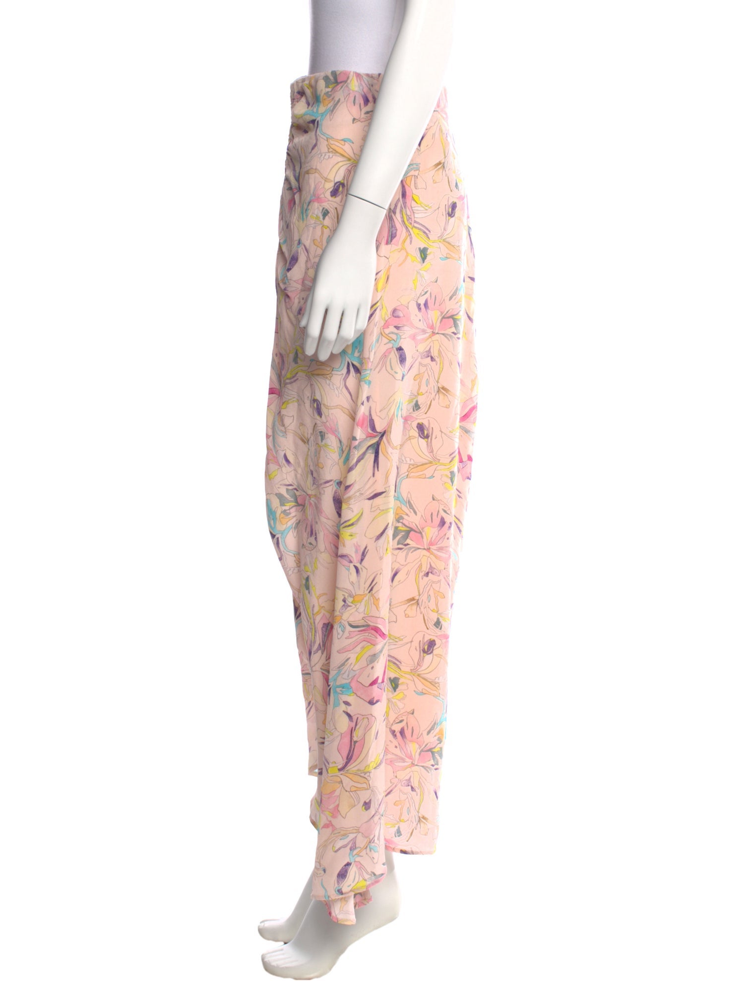 Mariacher Silk Long Skirt