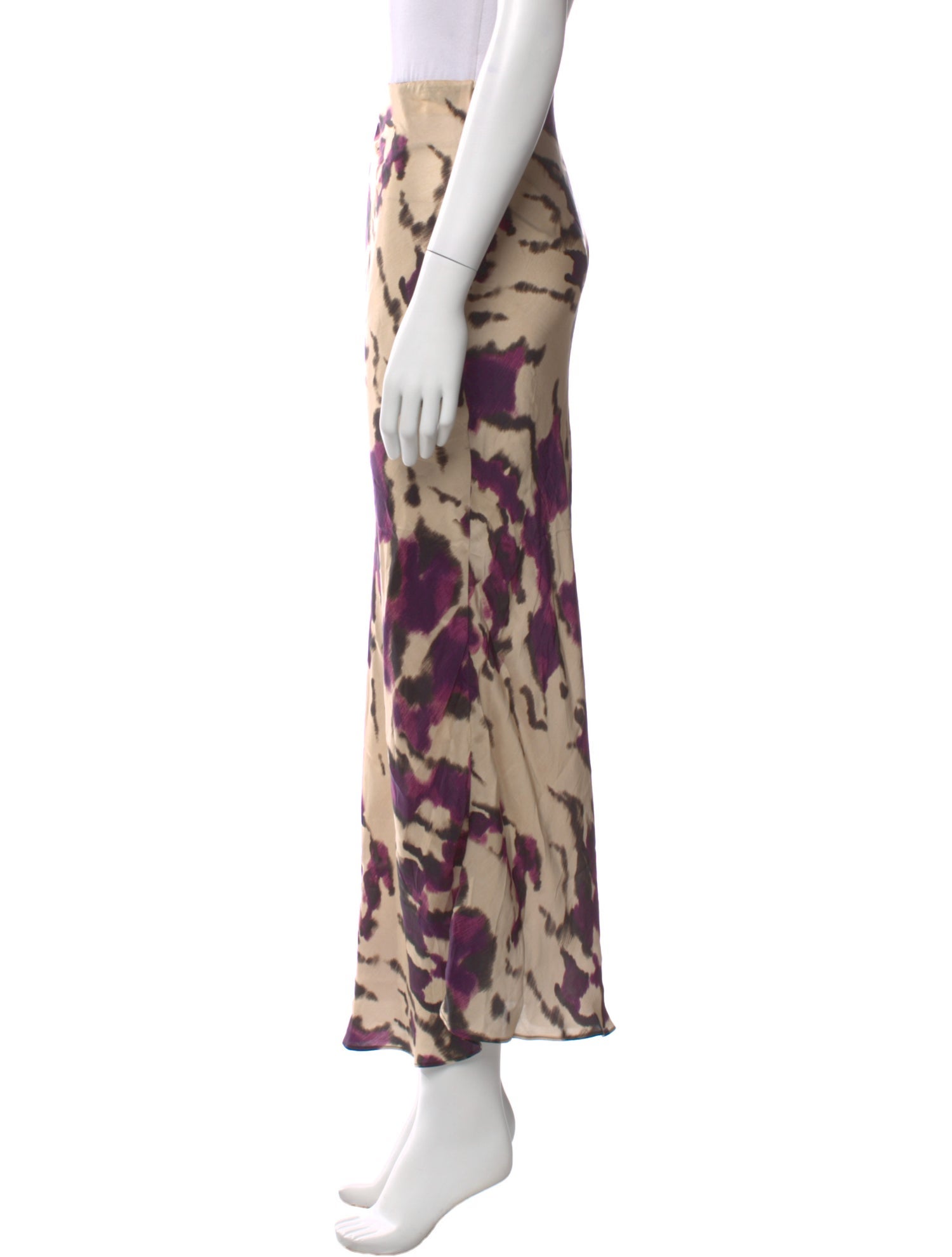 Mariacher Tie-Dye Print Long Skirt
