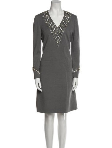 Mr. Blackwell Dresses Vintage Knee-Length Dress L