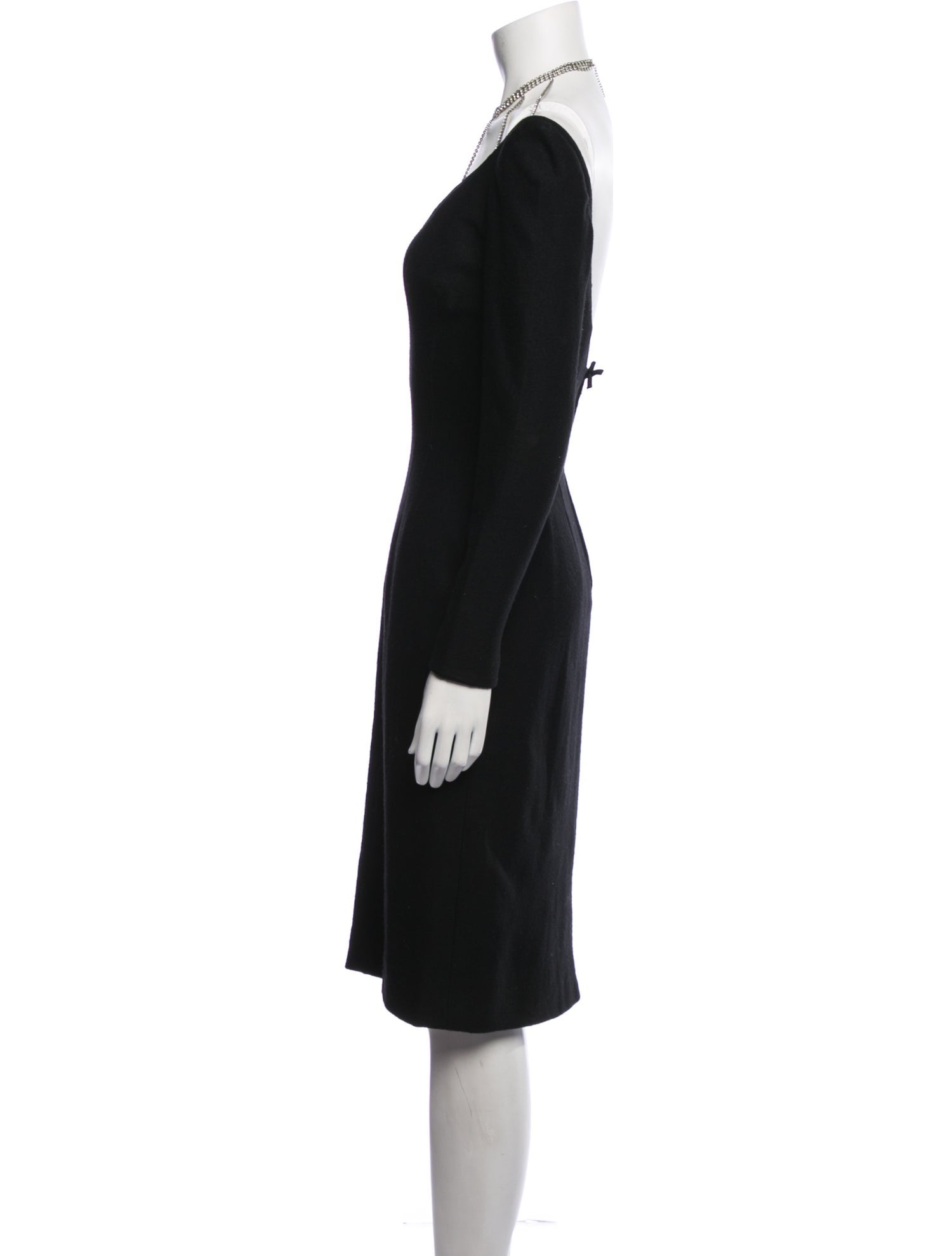 Mr. Blackwell Crew Neck Knee-Length Dress