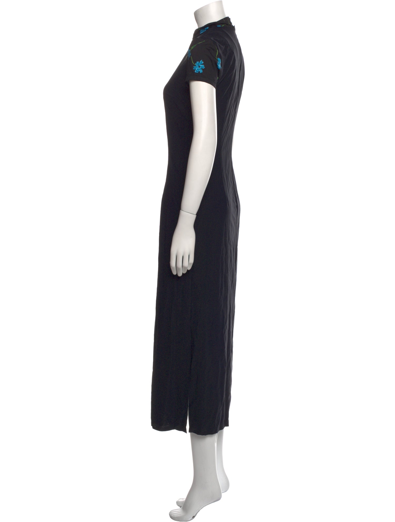 Marcia Mock Neck Long Dress
