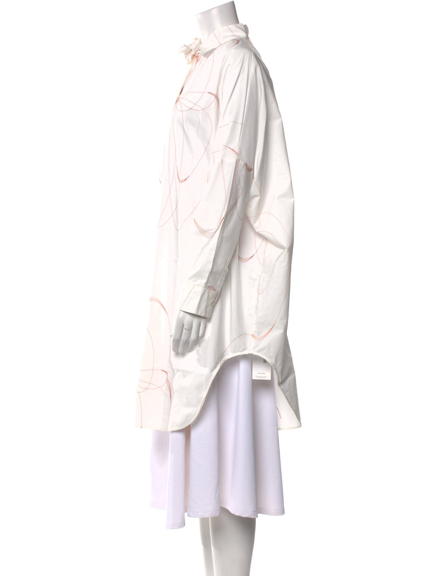 Maria Di Ripabianca Mock Neck Long Sleeve Tunic