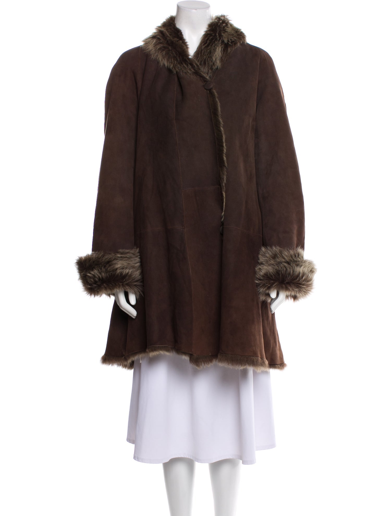 Michael Robinson Vintage Faux Fur Coat