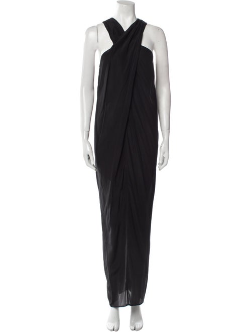 Maria Cher Halterneck Long Dress