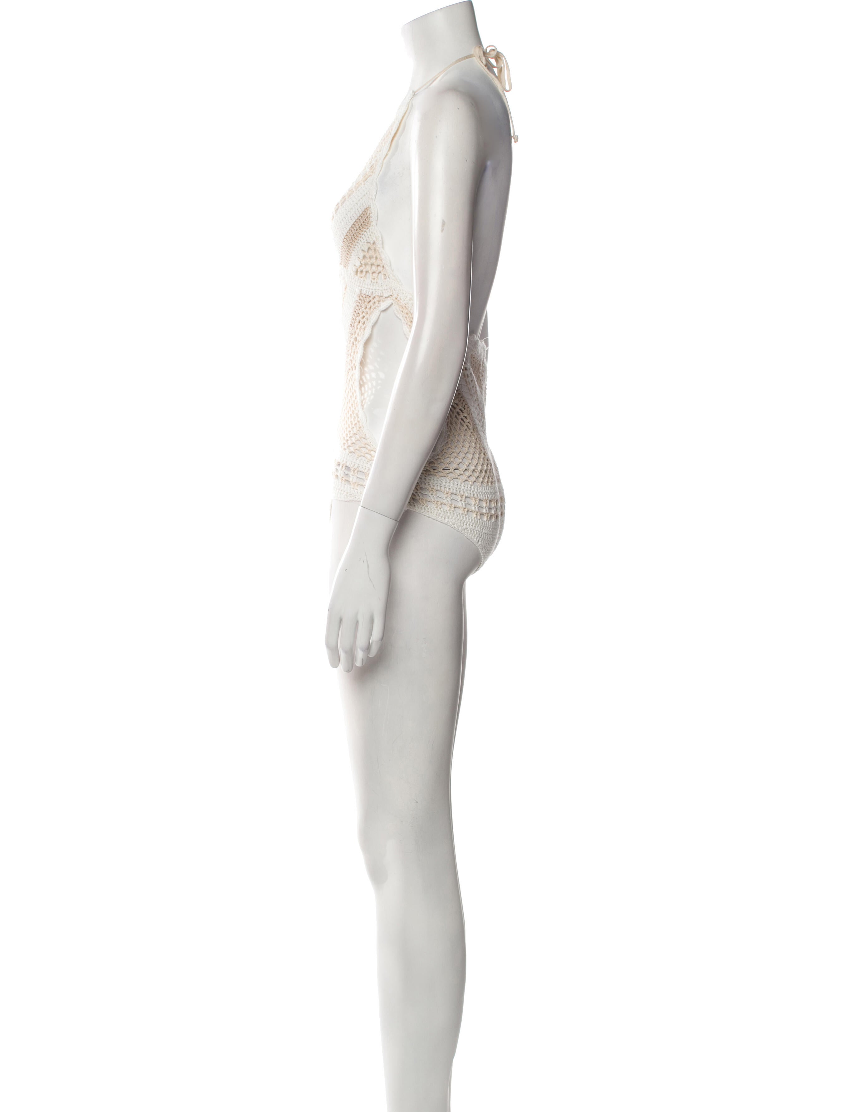 Maria Cher V-Neck Sleeveless Bodysuit