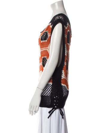 Maria Cher Patterned Vest