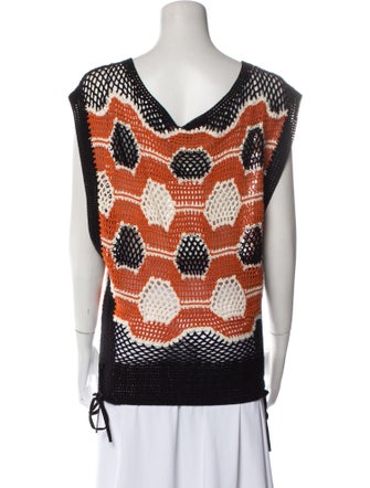 Maria Cher Patterned Vest