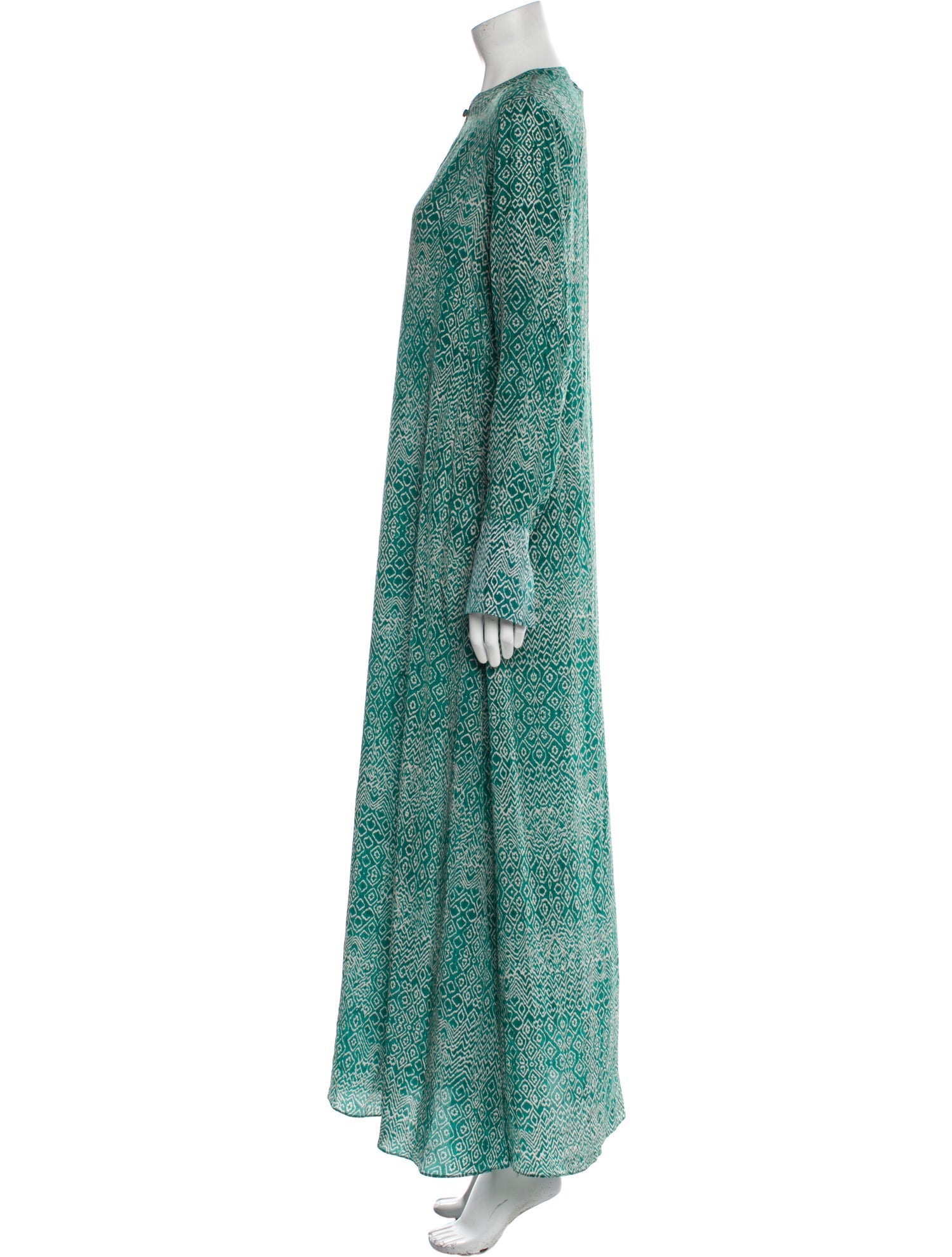 Maria Cher Printed Long Dress