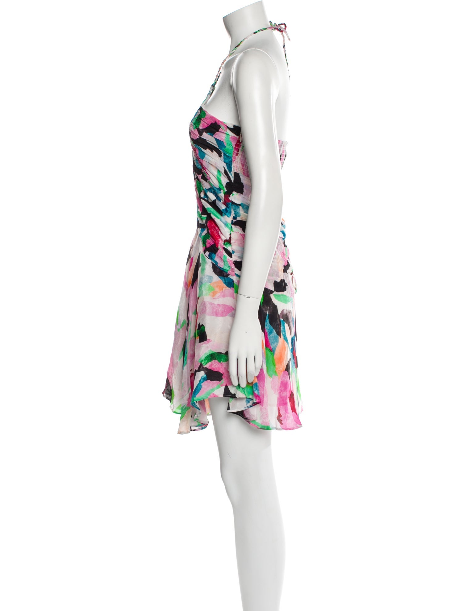 Maria Cher Printed Mini Dress w/ Tags