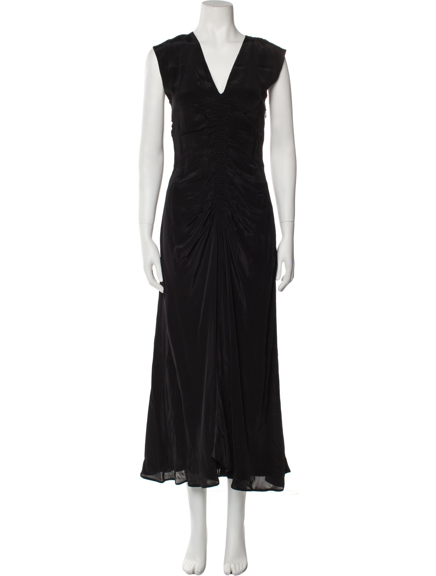 Maria Cher V-Neck Long Dress