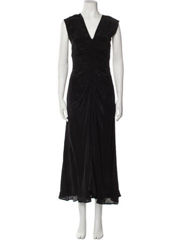 Maria Cher Dresses V-Neck Long Dress S