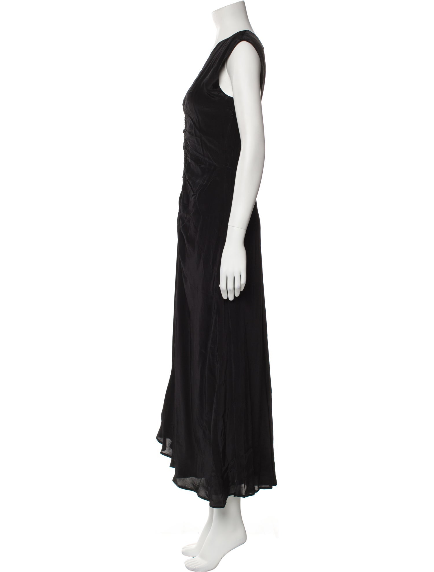 Maria Cher V-Neck Long Dress