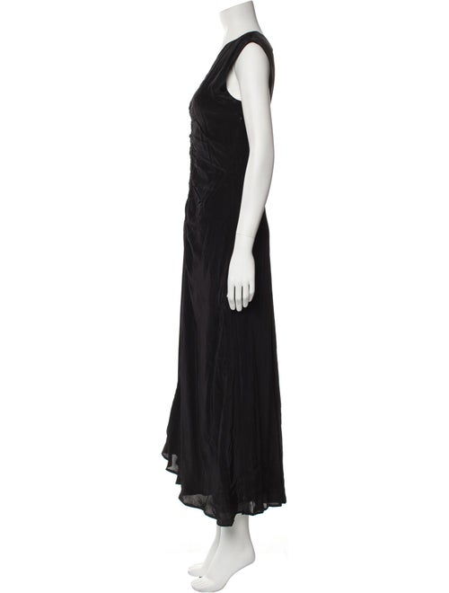 Maria Cher V-Neck Long Dress