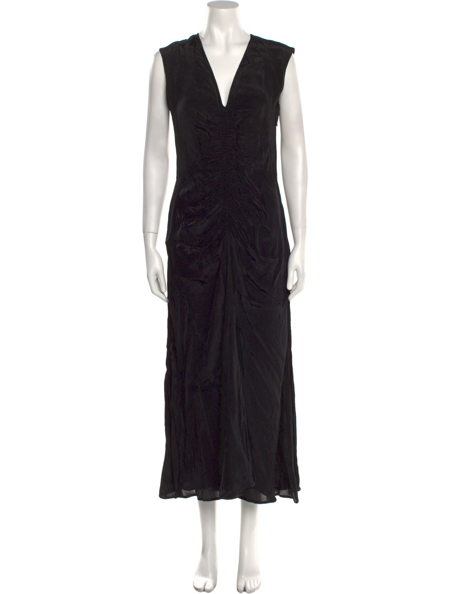 Maria Cher V-Neck Long Dress