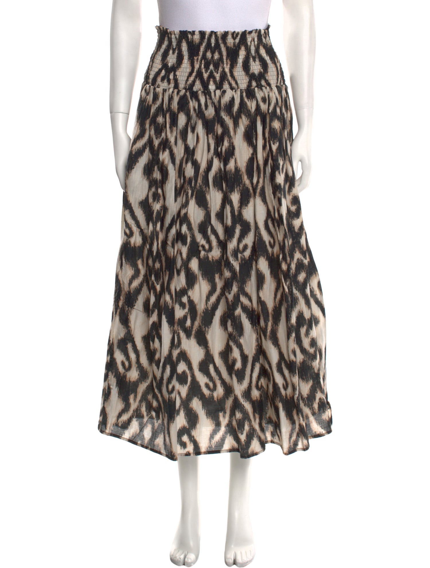 Maria Cher Printed Midi Length Skirt