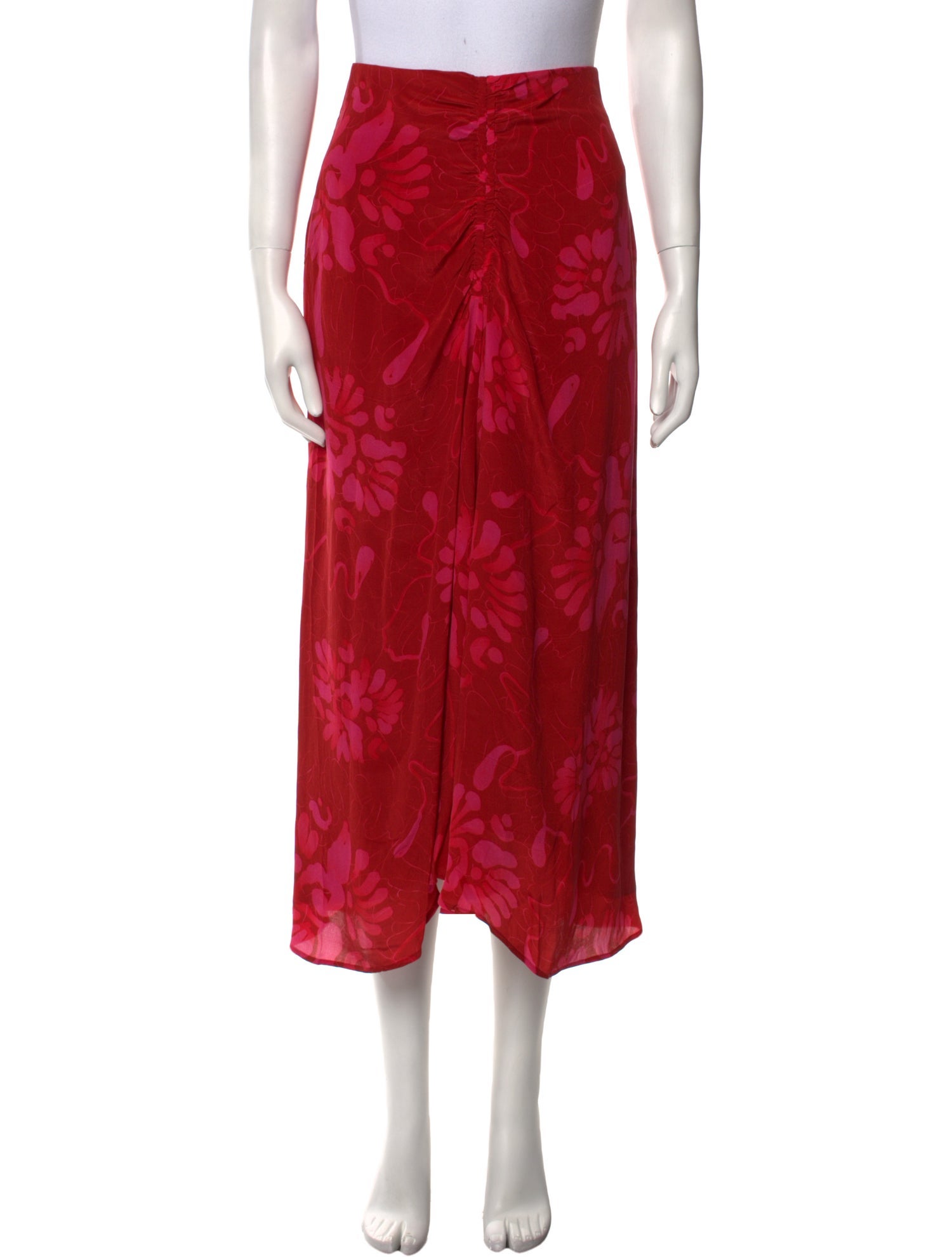 Maria Cher Silk Midi Length Skirt w/ Tags