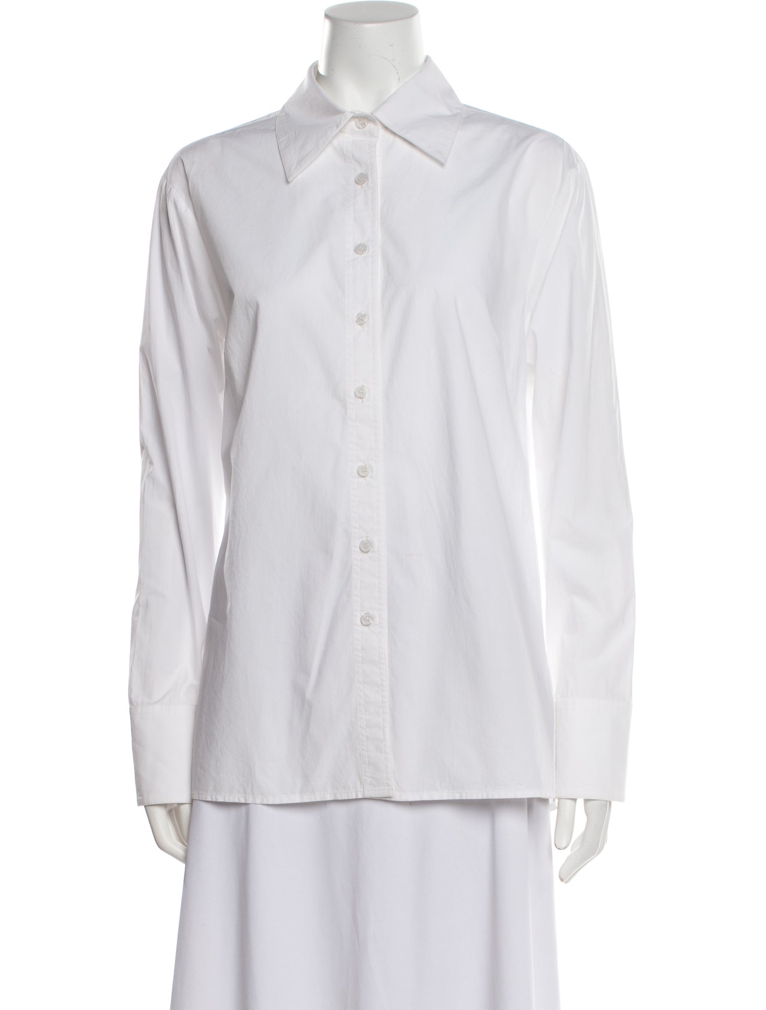 Maria Cher Long Sleeve Button-Up Top