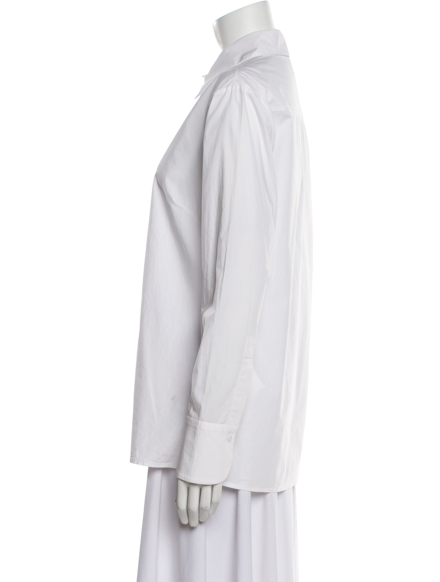 Maria Cher Long Sleeve Button-Up Top