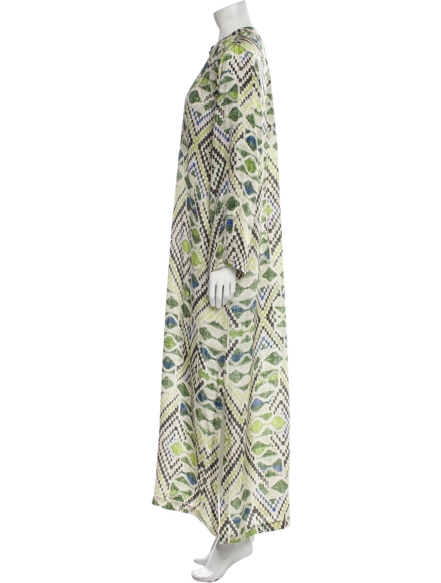 Maria Cher Printed Long Dress
