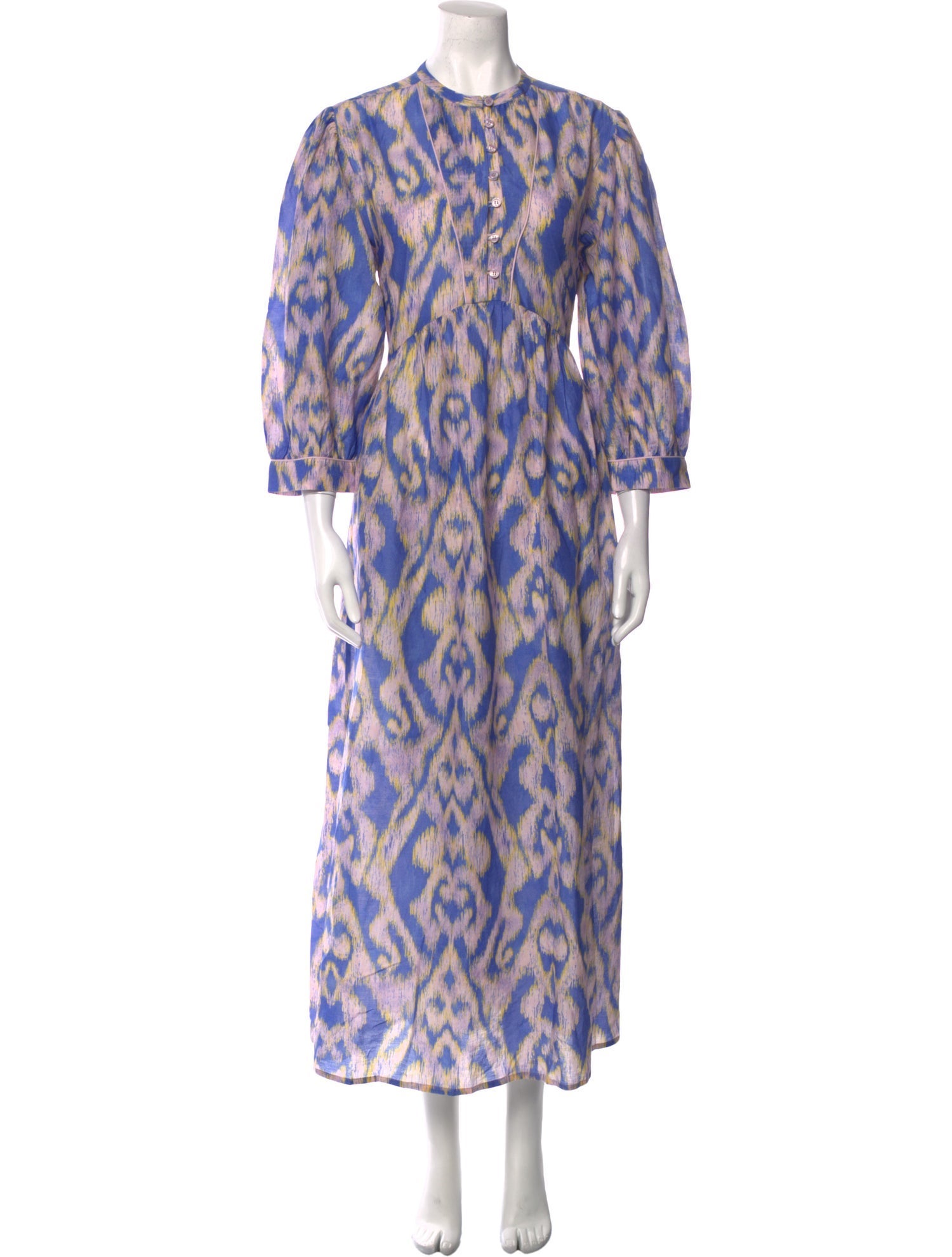 Maria Cher Printed Long Dress