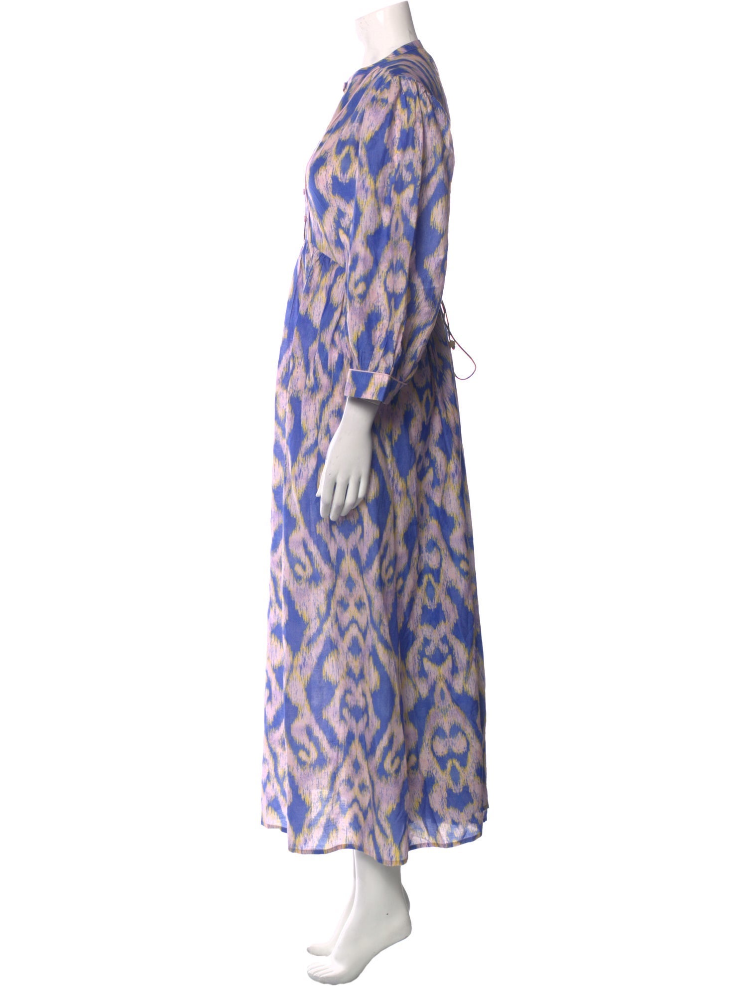 Maria Cher Printed Long Dress