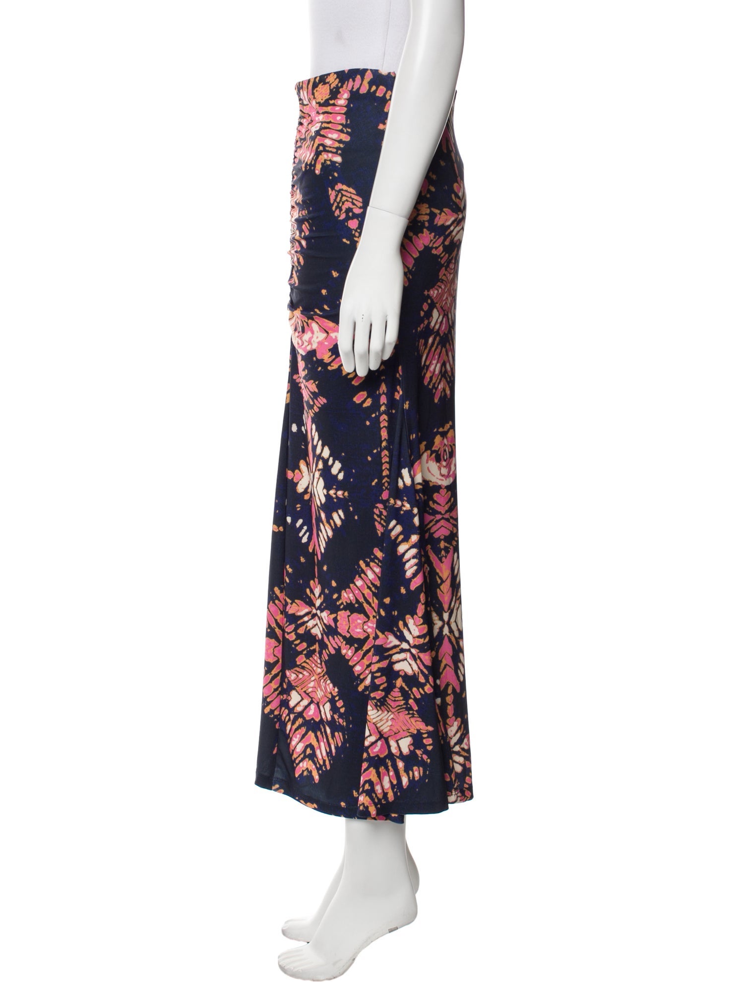 Maria Cher Floral Print Midi Length Skirt