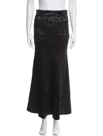 Maria Cher Skirts Sequin Embellishments Long Skirt M