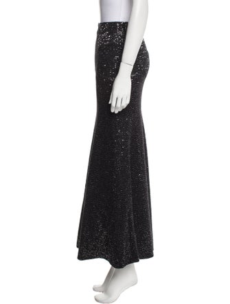 Maria Cher Sequin Embellishments Long Skirt