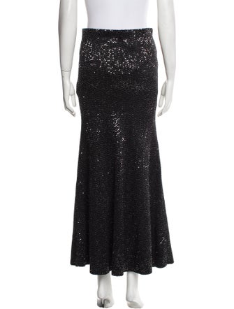 Maria Cher Sequin Embellishments Long Skirt