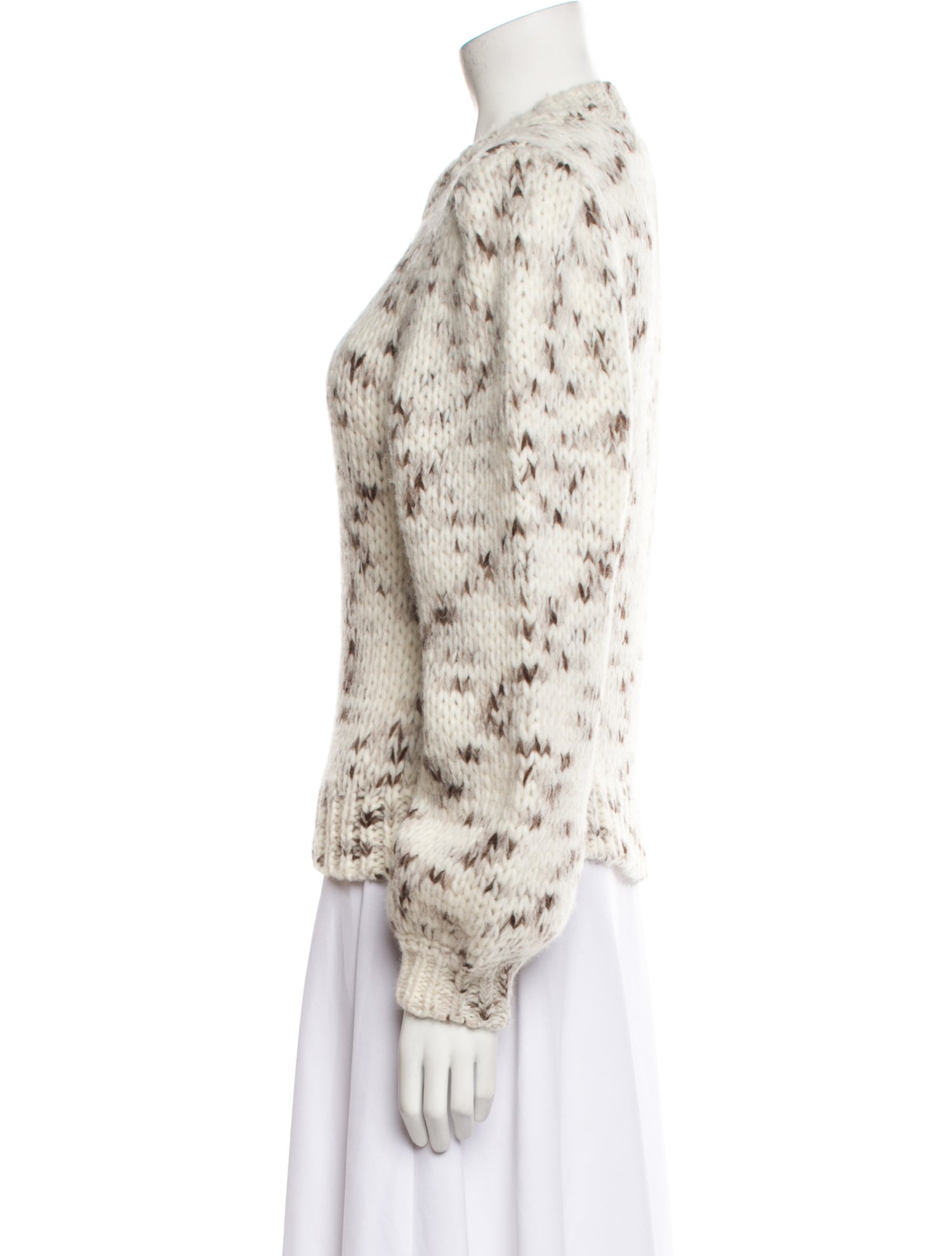 Maria Cher Baby Alpaca Printed Sweater