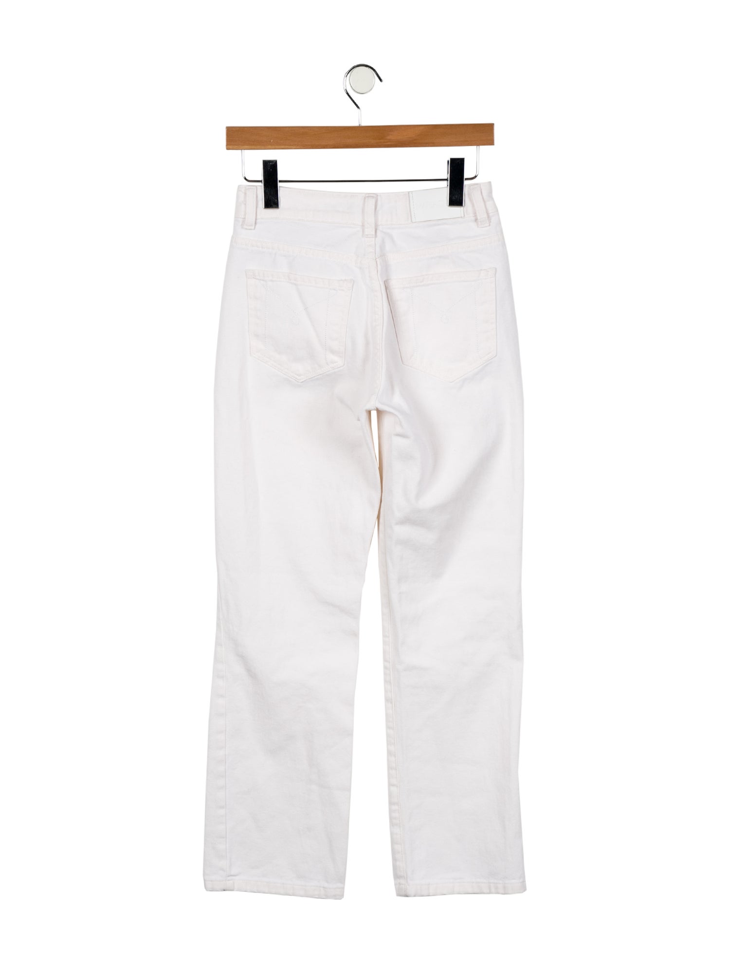 Maria Cher Mid-Rise Straight Leg Jeans