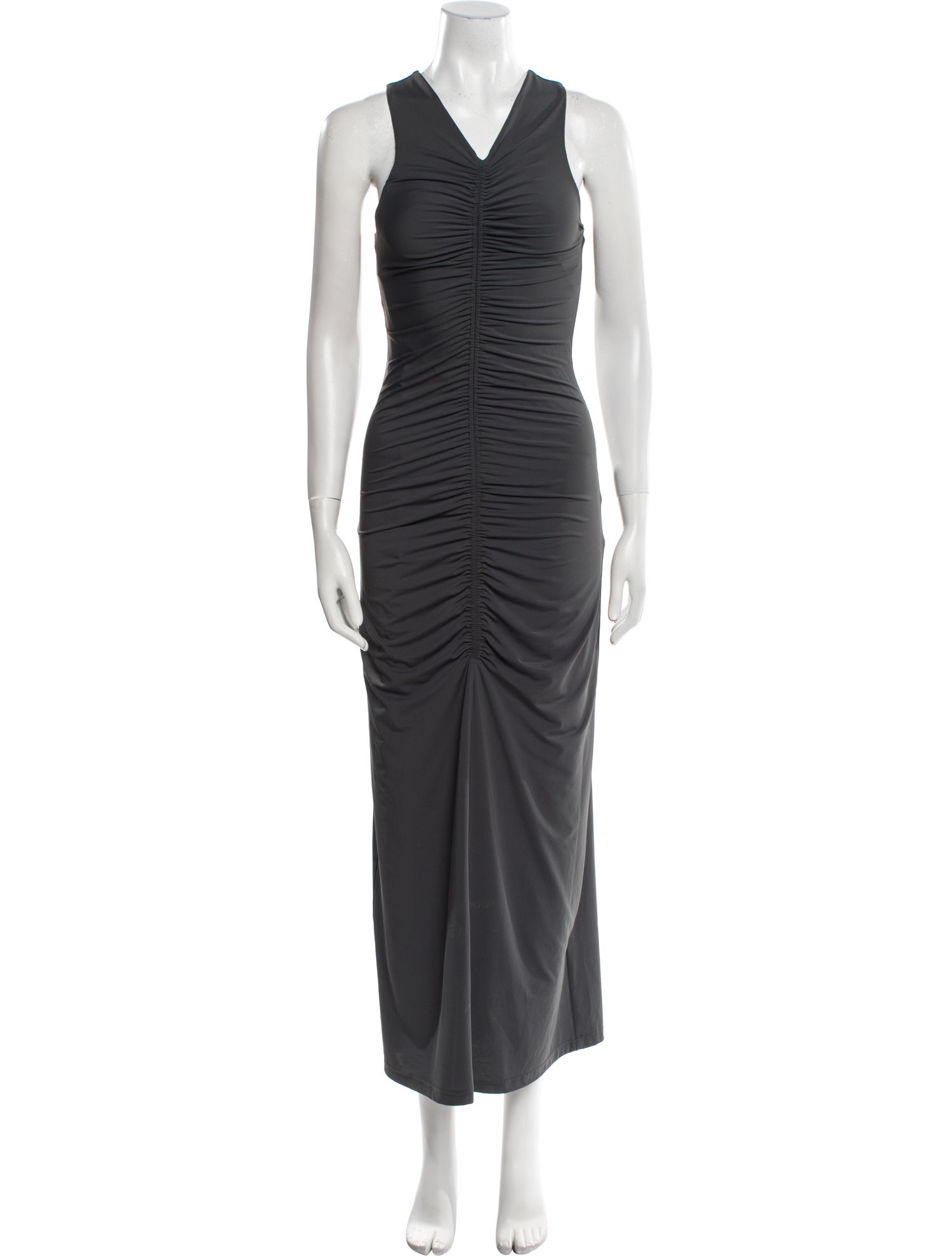 Maria Cher V-Neck Long Dress