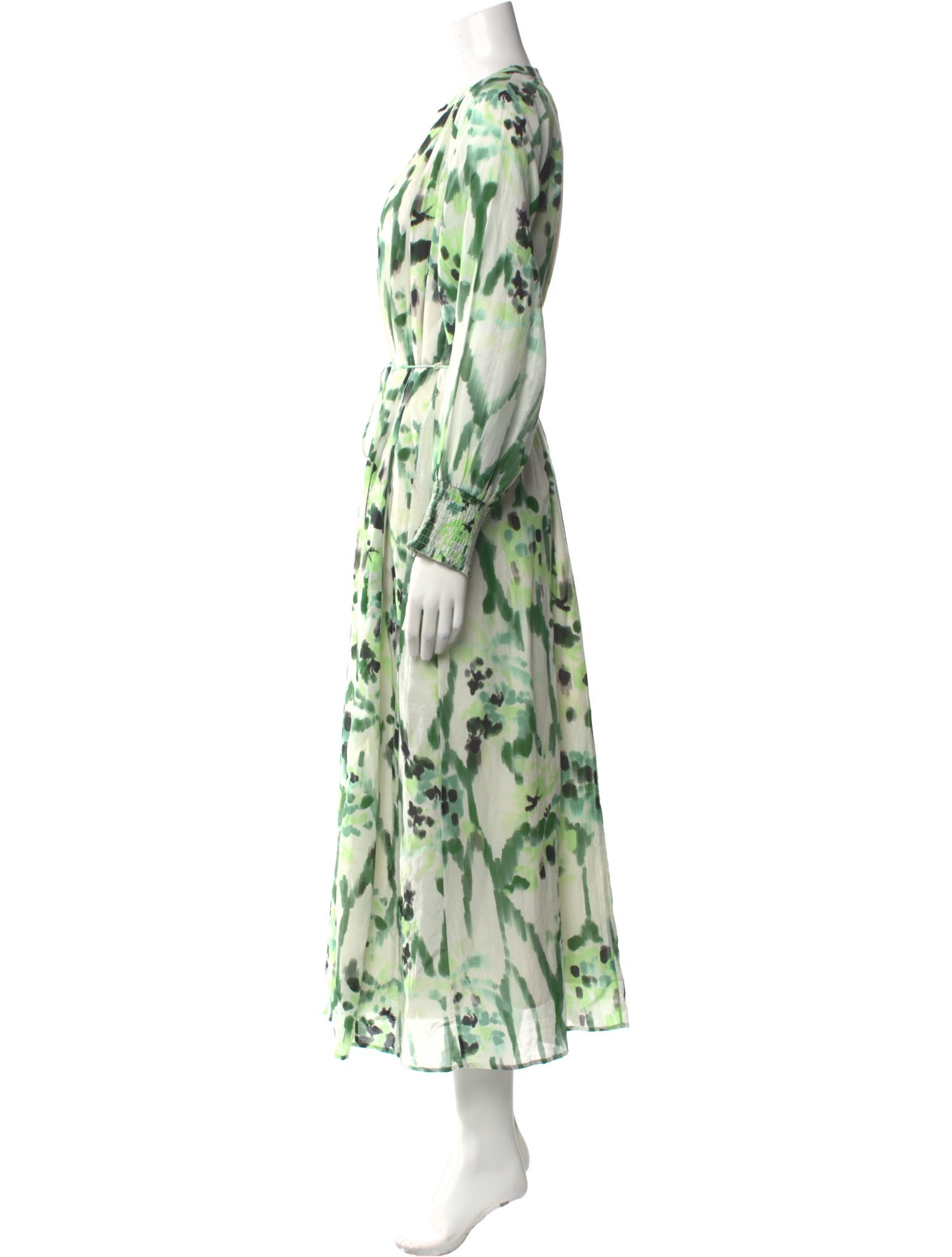 Maria Cher Printed Long Dress