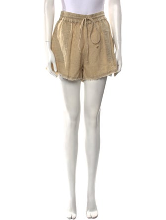 Maria Cher Linen Mini Shorts